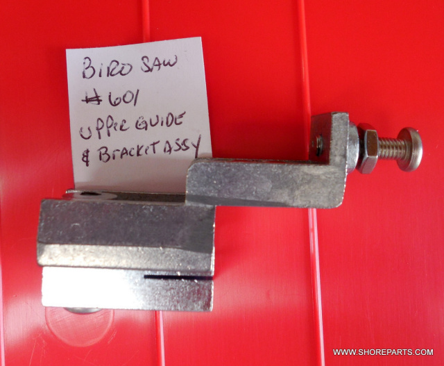 Upper Saw Guide & Bracket Assembly for Biro 11, 22 & 33 Meat Saws. Replaces A602
